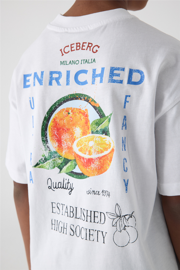 Iceberg Boy White TshirtIceberg Boy White Tshirt