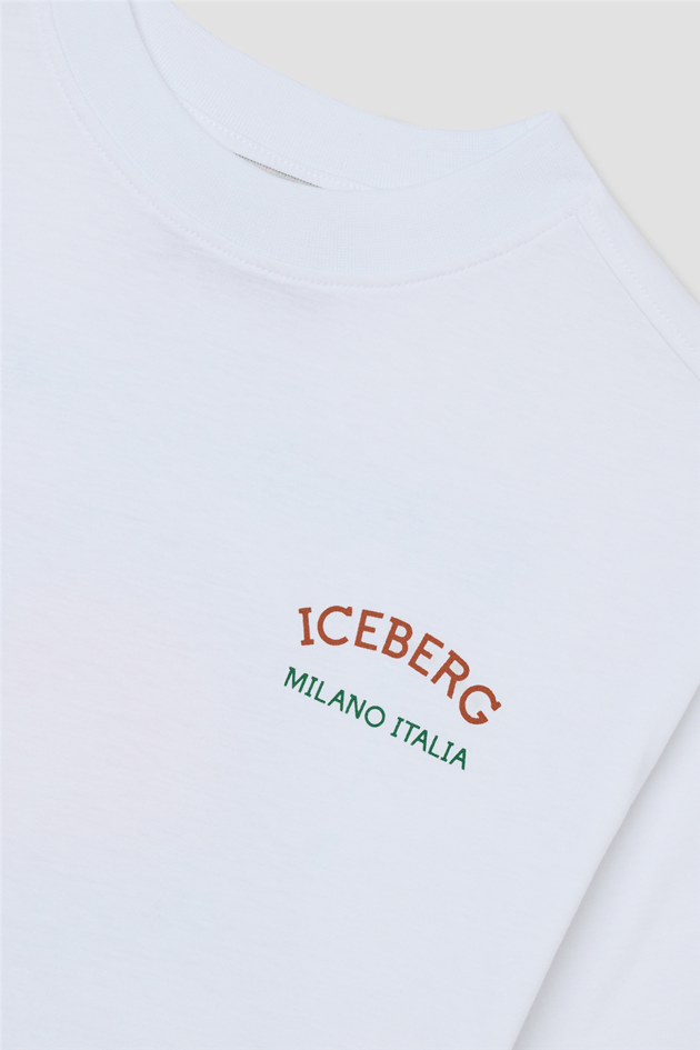 Iceberg Boy White TshirtIceberg Boy White Tshirt