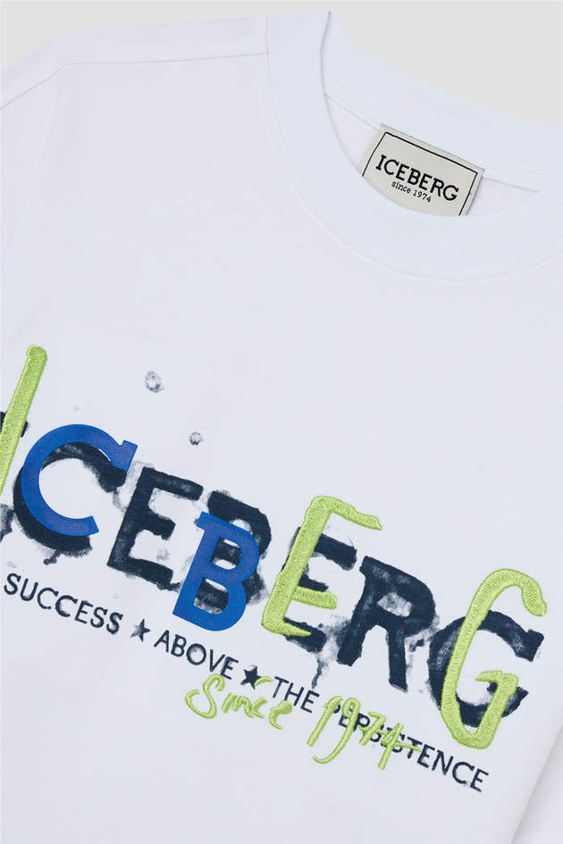 Iceberg Erkek Çocuk Beyaz TshirtIceberg Erkek Çocuk Beyaz Tshirt