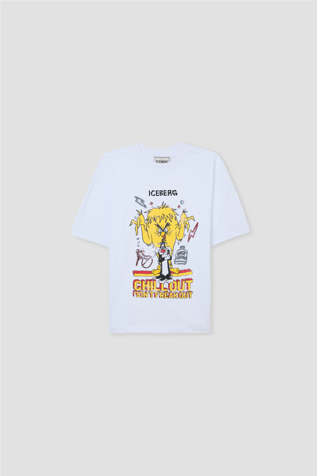 Iceberg Erkek Çocuk Beyaz TshirtIceberg Erkek Çocuk Beyaz Tshirt