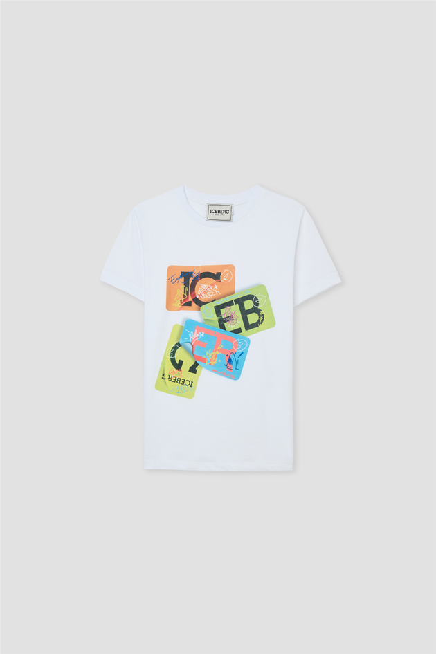 Iceberg Boy White TshirtIceberg Boy White Tshirt