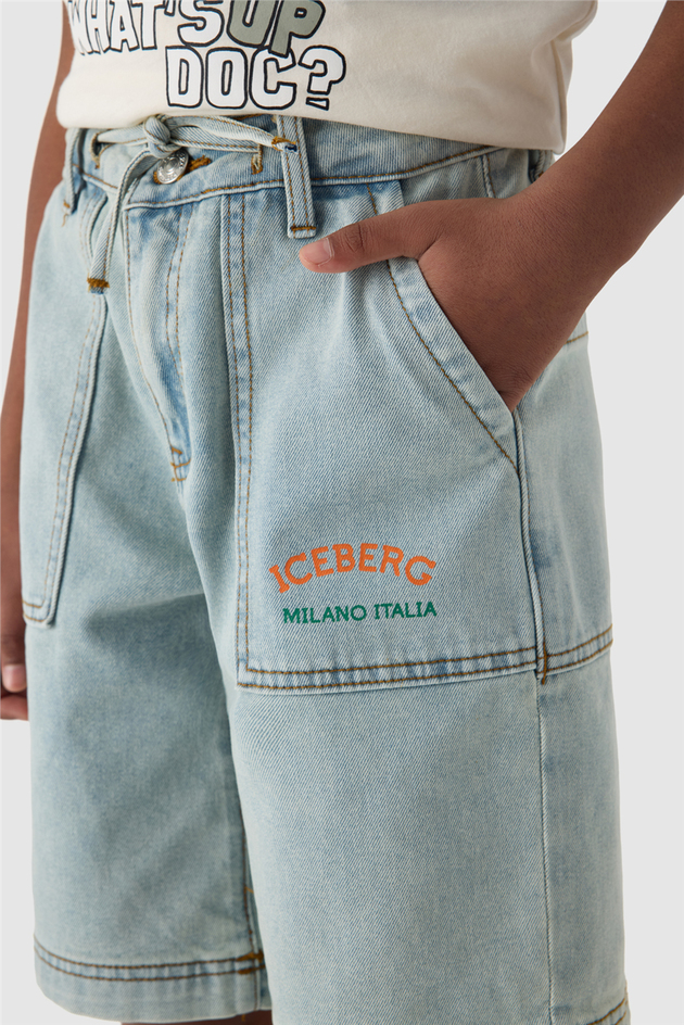 Iceberg Erkek Çocuk Denim ŞortIceberg Erkek Çocuk Denim Şort