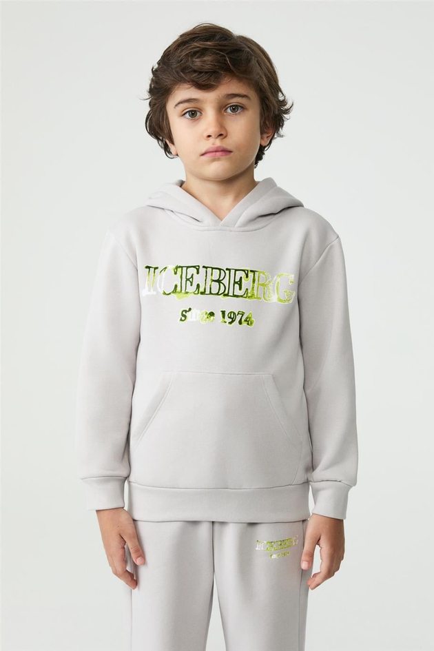 Iceberg Boy Grey SweatshirtIceberg Boy Grey Sweatshirt