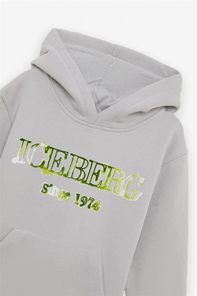 Iceberg Boy Grey SweatshirtIceberg Boy Grey Sweatshirt