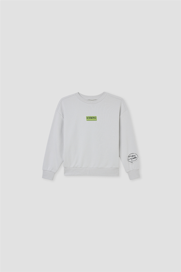 Iceberg Boy Grey SweatshirtIceberg Boy Grey Sweatshirt