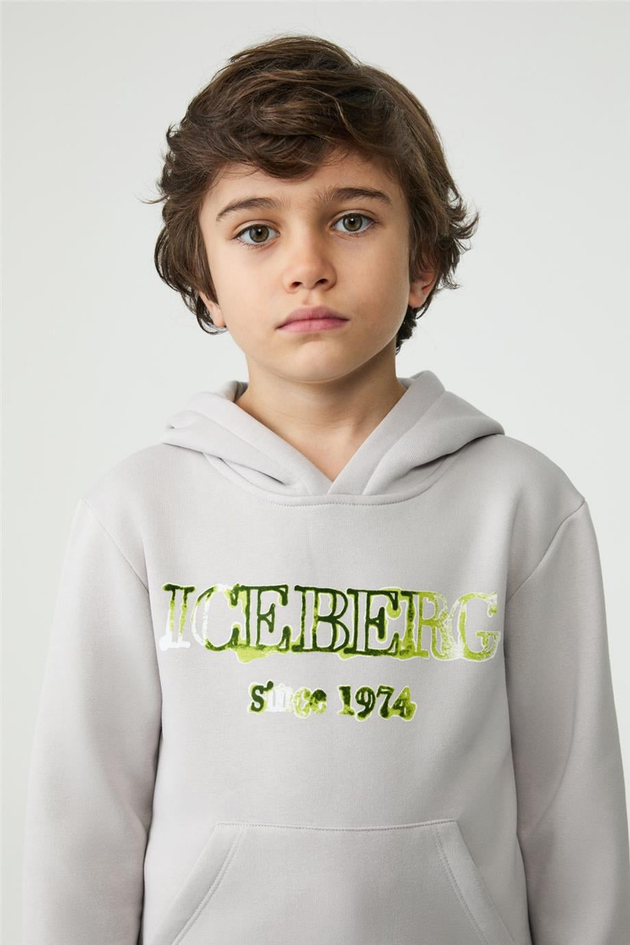 Iceberg Boy Grey SweatshirtIceberg Boy Grey Sweatshirt