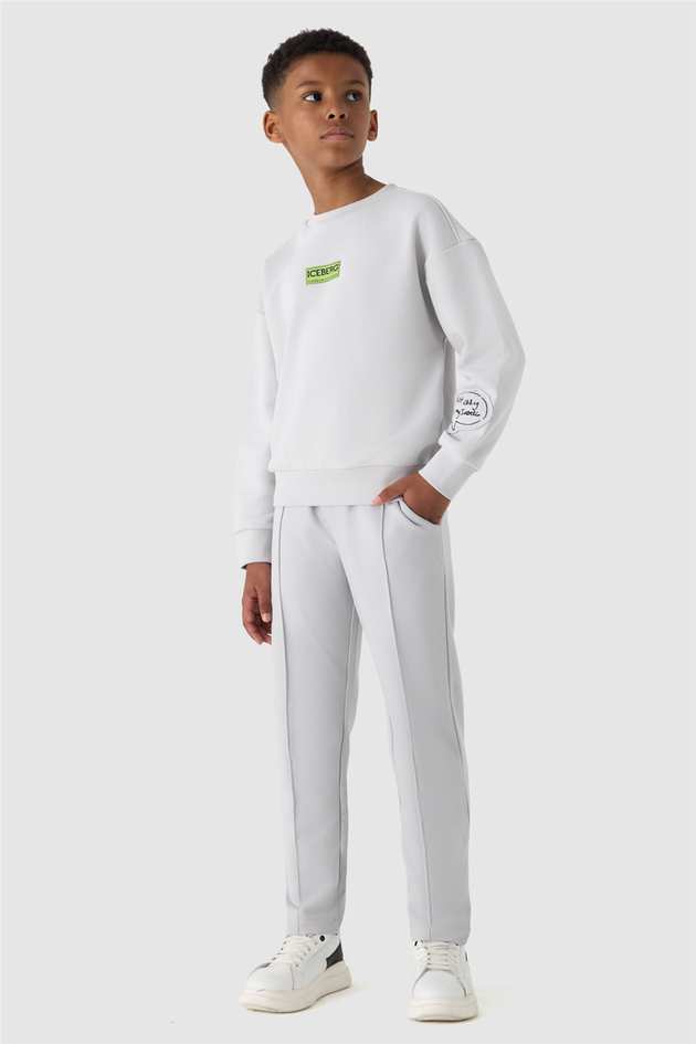 Iceberg Boy Grey SweatshirtIceberg Boy Grey Sweatshirt