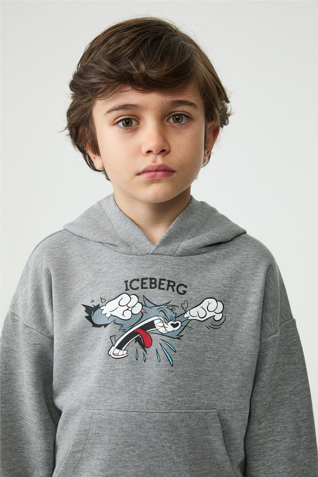 Iceberg Boy Grey SweatshirtIceberg Boy Grey Sweatshirt