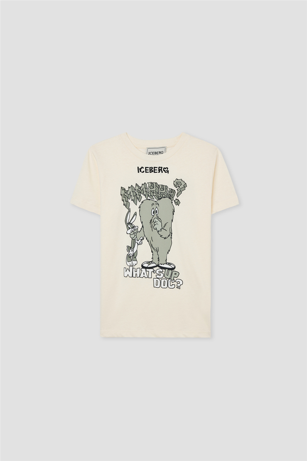 Iceberg Erkek Çocuk Kırık Beyaz TshirtIceberg Erkek Çocuk Kırık Beyaz Tshirt