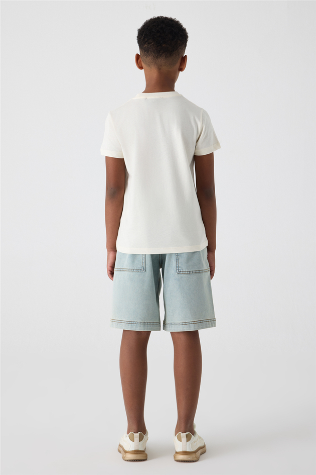 Iceberg Erkek Çocuk Kırık Beyaz TshirtIceberg Erkek Çocuk Kırık Beyaz Tshirt