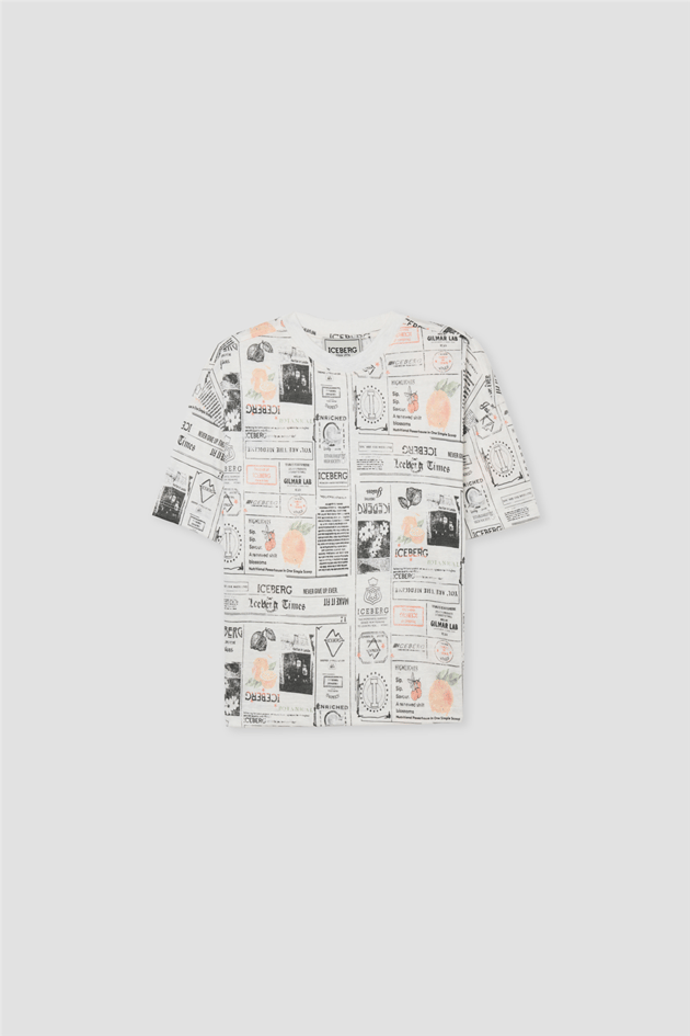 Iceberg Boy Off White TshirtIceberg Boy Off White Tshirt