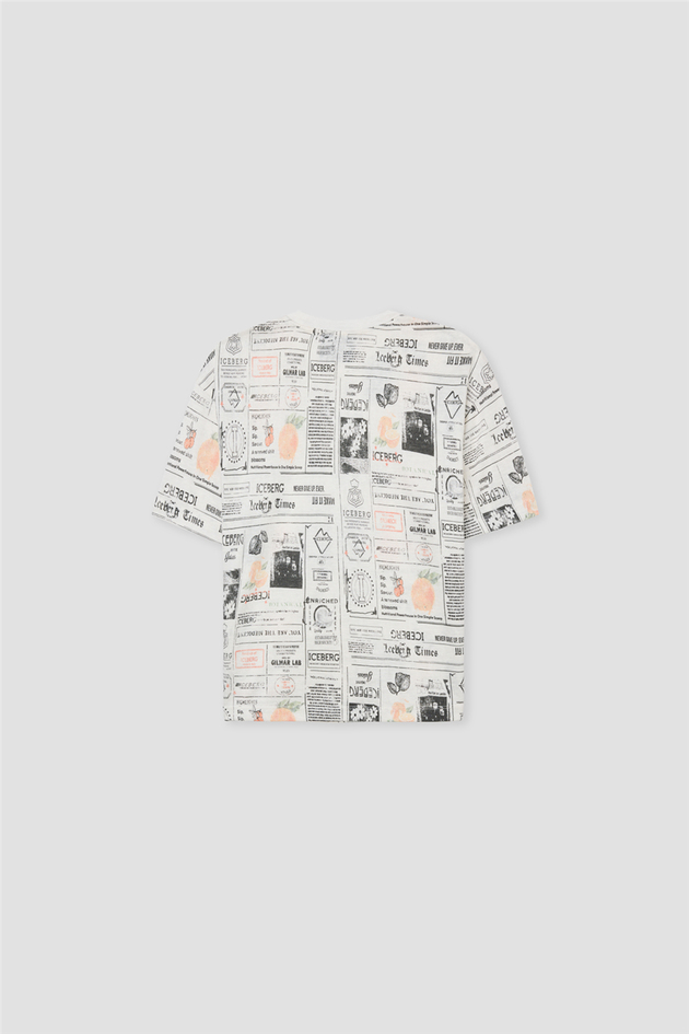 Iceberg Boy Off White TshirtIceberg Boy Off White Tshirt