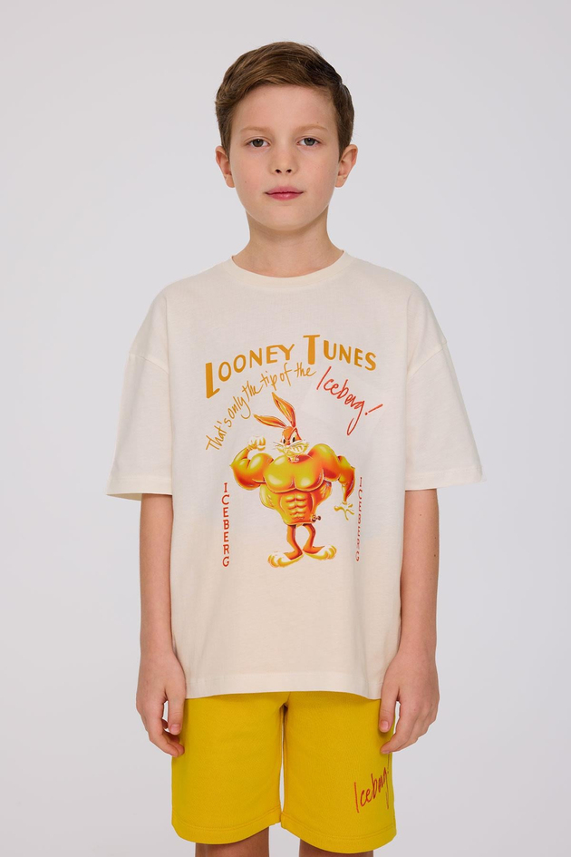 Iceberg Erkek Çocuk Kırık Beyaz TshirtIceberg Erkek Çocuk Kırık Beyaz Tshirt