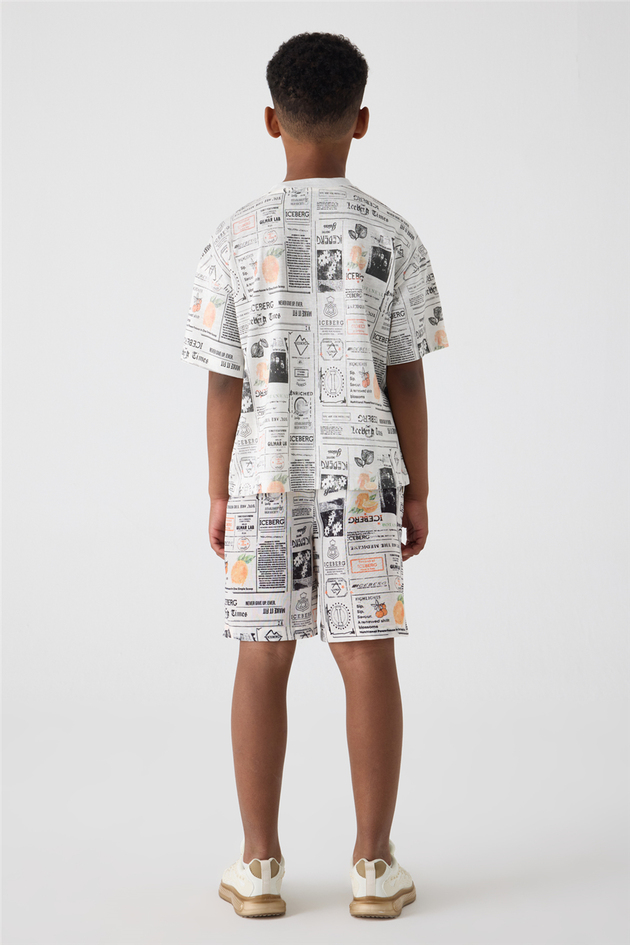 Iceberg Boy Off White TshirtIceberg Boy Off White Tshirt
