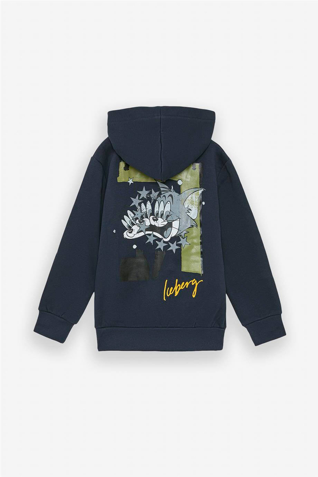 Iceberg Boy Navy Blue Tracksuit TopIceberg Boy Navy Blue Tracksuit Top