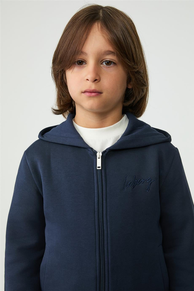 Iceberg Boy Navy Blue Tracksuit TopIceberg Boy Navy Blue Tracksuit Top