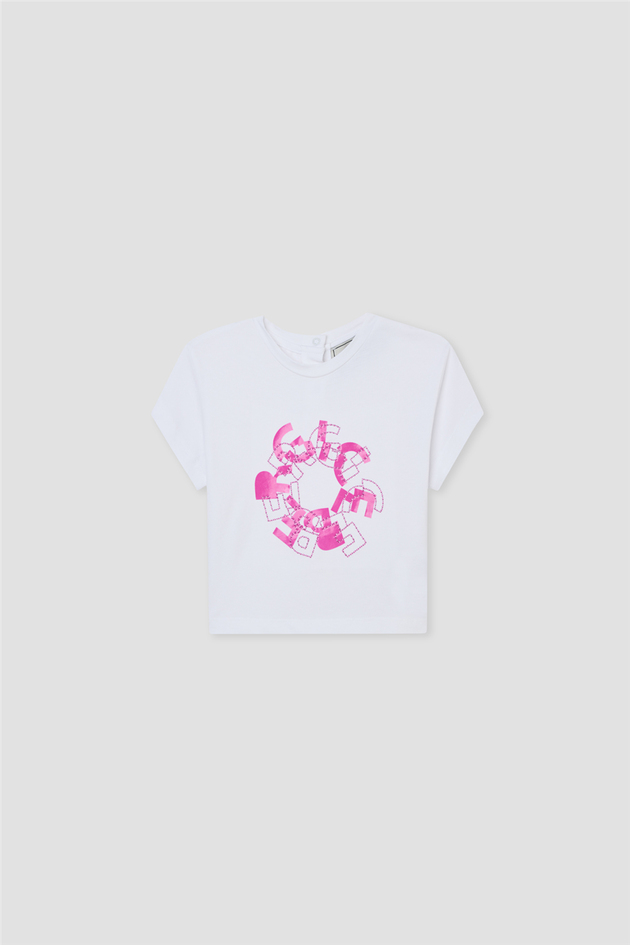 Iceberg Kız Bebek Beyaz TshirtIceberg Kız Bebek Beyaz Tshirt