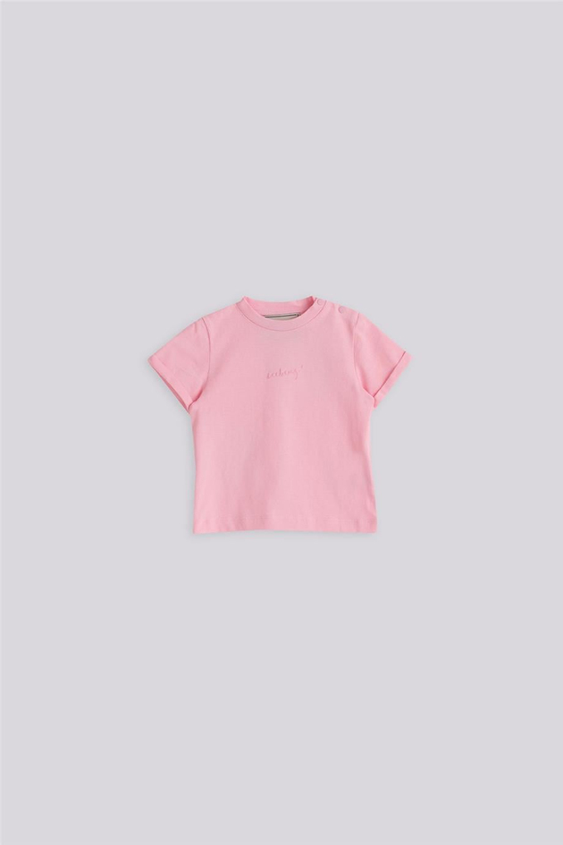 Iceberg Kız Bebek Pembe Şort Tshirt TakımIceberg Kız Bebek Pembe Şort Tshirt Takım