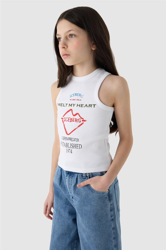 Iceberg Girl White UndershirtIceberg Girl White Undershirt