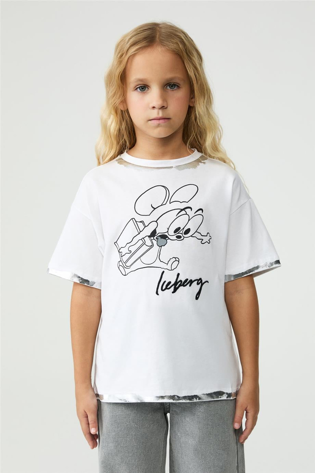 Iceberg Girl White TshirtIceberg Girl White Tshirt