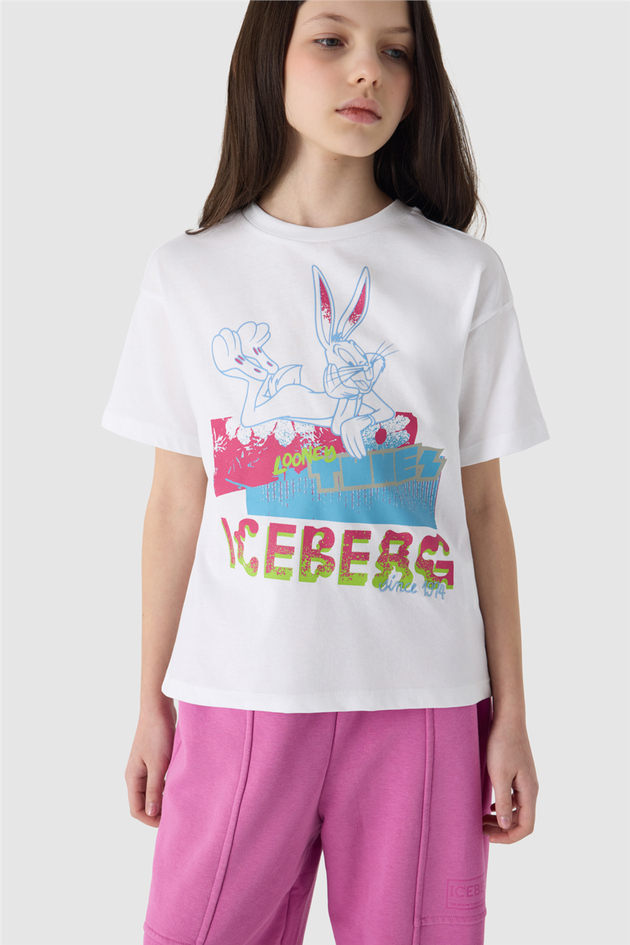 Iceberg Girl White TshirtIceberg Girl White Tshirt
