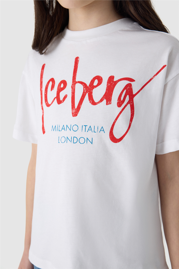 Iceberg Kız Çocuk Beyaz TshirtIceberg Kız Çocuk Beyaz Tshirt