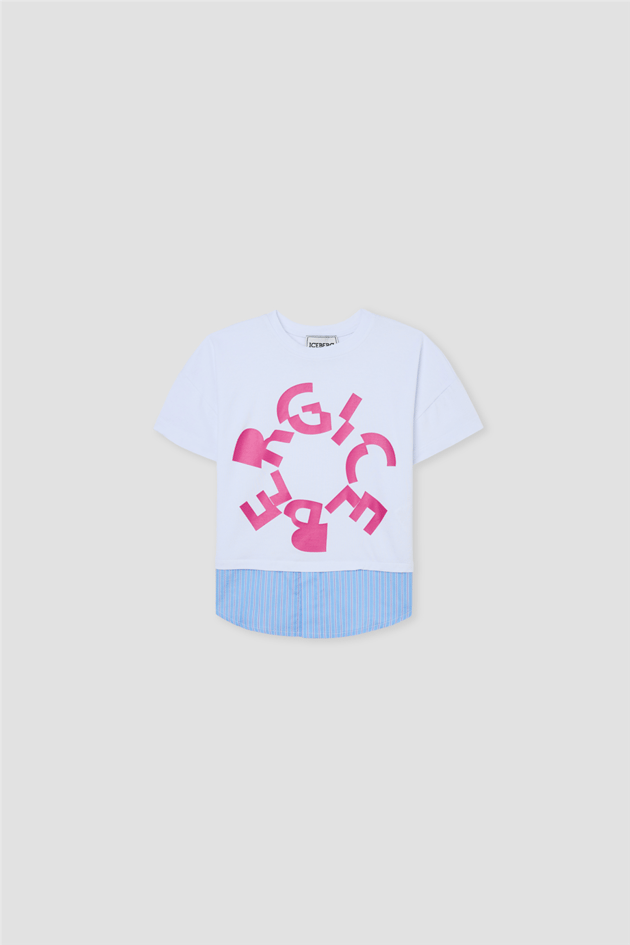 Iceberg Kız Çocuk Beyaz TshirtIceberg Kız Çocuk Beyaz Tshirt