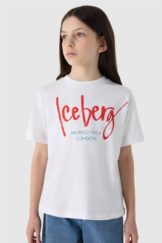 Iceberg Kız Çocuk Beyaz TshirtIceberg Kız Çocuk Beyaz Tshirt