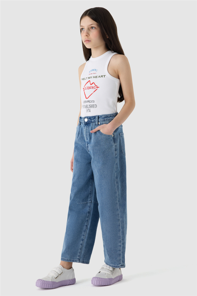 Iceberg Girl Denim TrousersIceberg Girl Denim Trousers