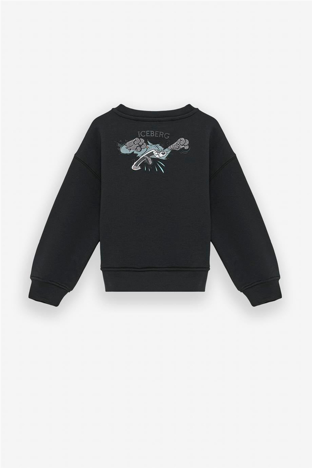 Iceberg Girl Black SweatshirtIceberg Girl Black Sweatshirt