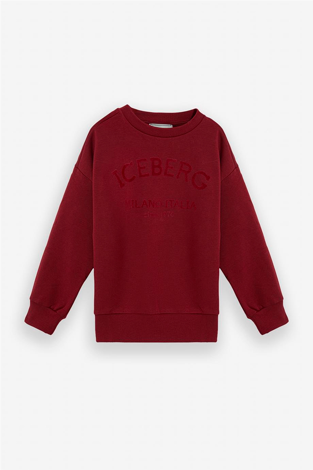 Iceberg Unisex Red Sweatshirt Iceberg Unisex Red Sweatshirt 