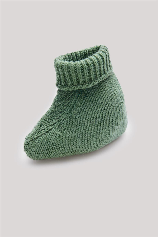 Layette Erkek Bebek Gri Patik