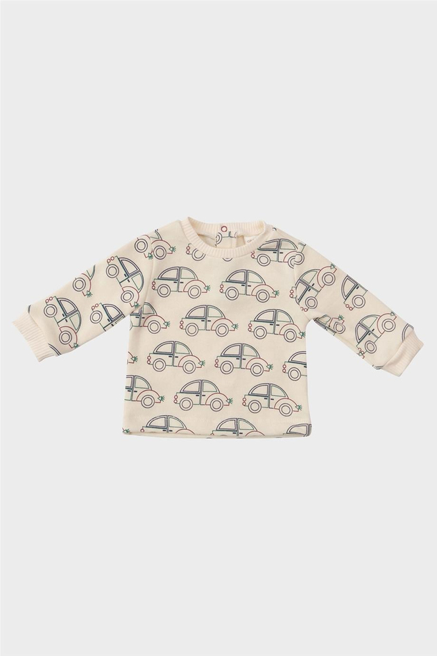 Layette Erkek Bebek Sarı Sweatshirt