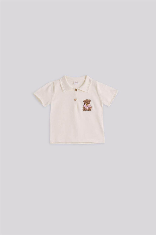 Layette Kız Bebek Beyaz Şort TakımLayette Kız Bebek Beyaz Şort Takım