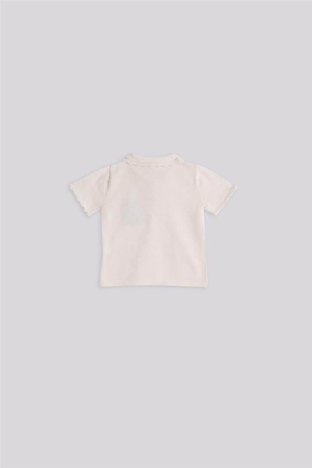 Layette Kız Bebek Beyaz Şort TakımLayette Kız Bebek Beyaz Şort Takım