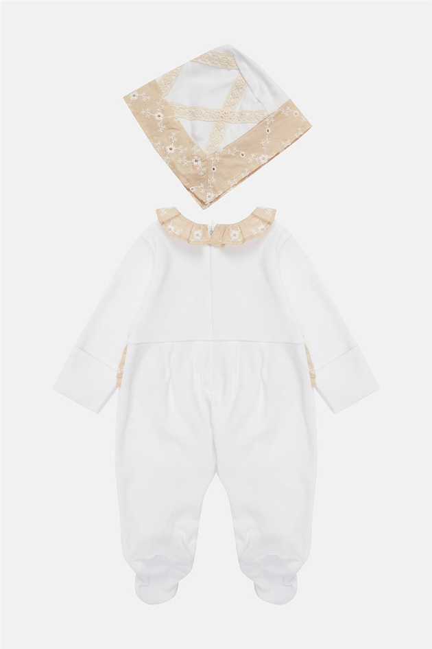Layette Kız Bebek Beyaz Tulum