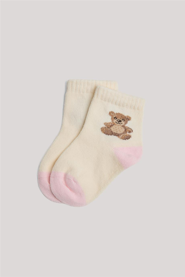 Layette Baby Girl Patterned SocksLayette Baby Girl Patterned Socks