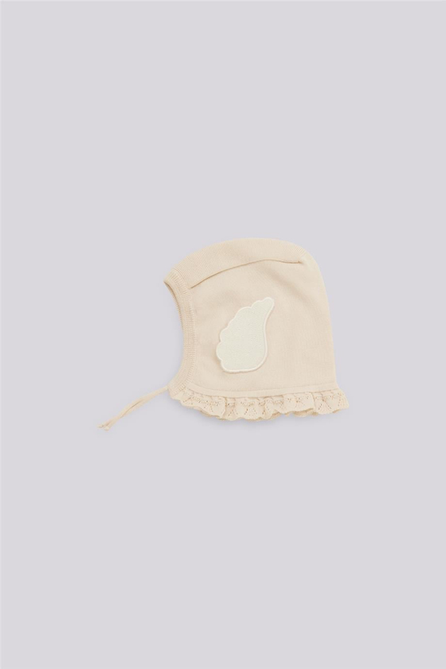 Layette Kız Bebek Ekru BereLayette Kız Bebek Ekru Bere