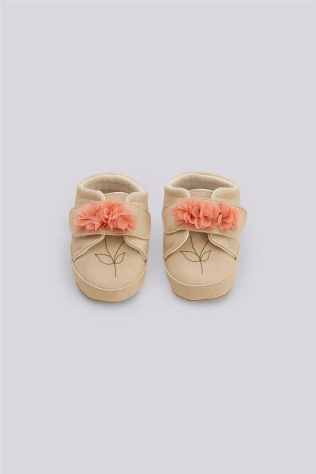 Layette Kız Bebek Ekru PatikLayette Kız Bebek Ekru Patik