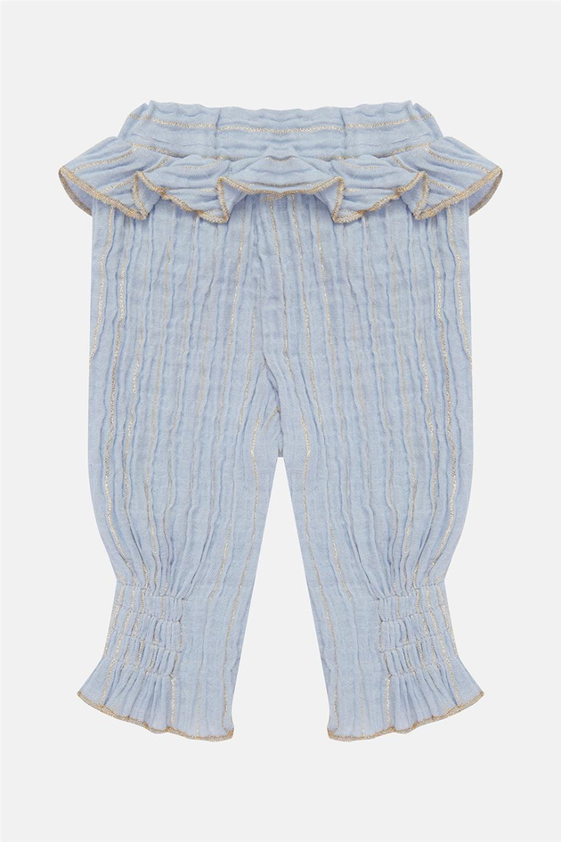 Layette Kız Bebek Mavi Eşofman Altı