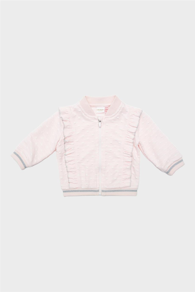 Layette Kız Bebek Pembe Eşofman Üstü