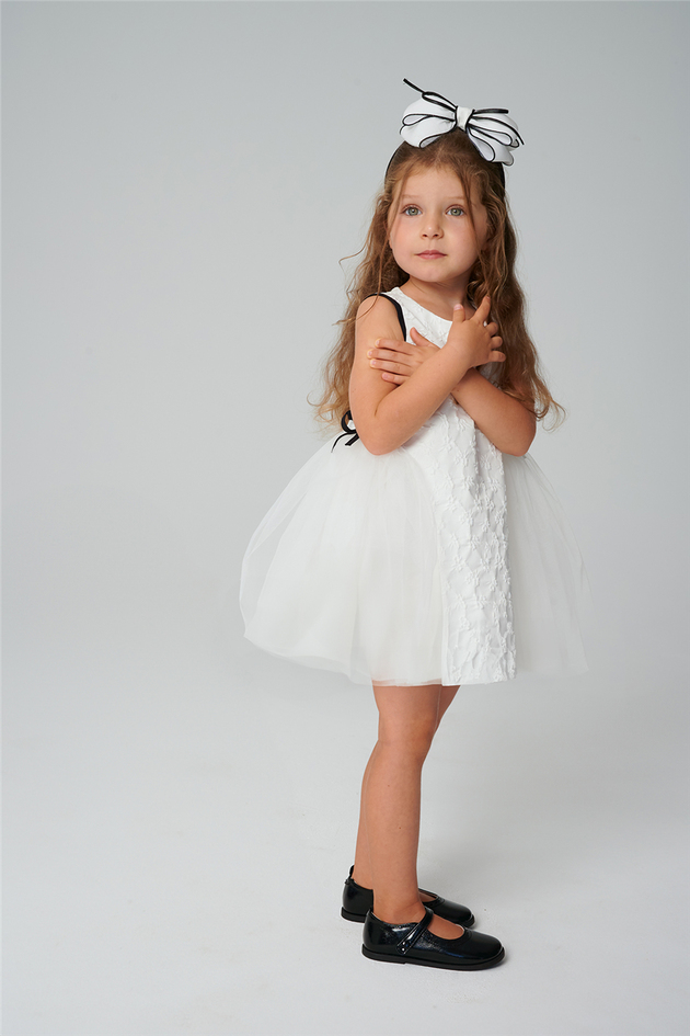 Lia Lea Baby Girl White DressLia Lea Baby Girl White Dress