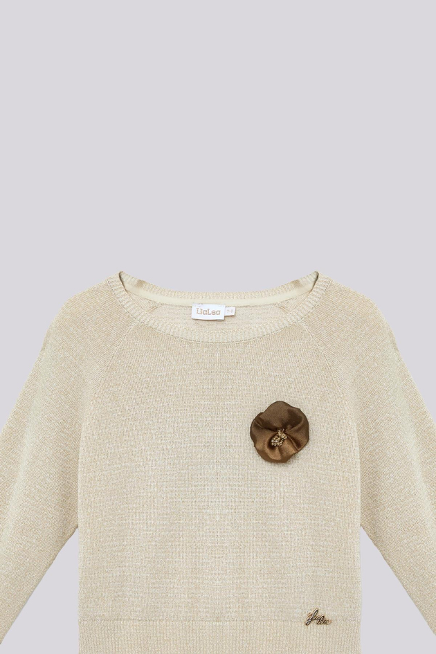 Lia Lea Girl Gold SweaterLia Lea Girl Gold Sweater