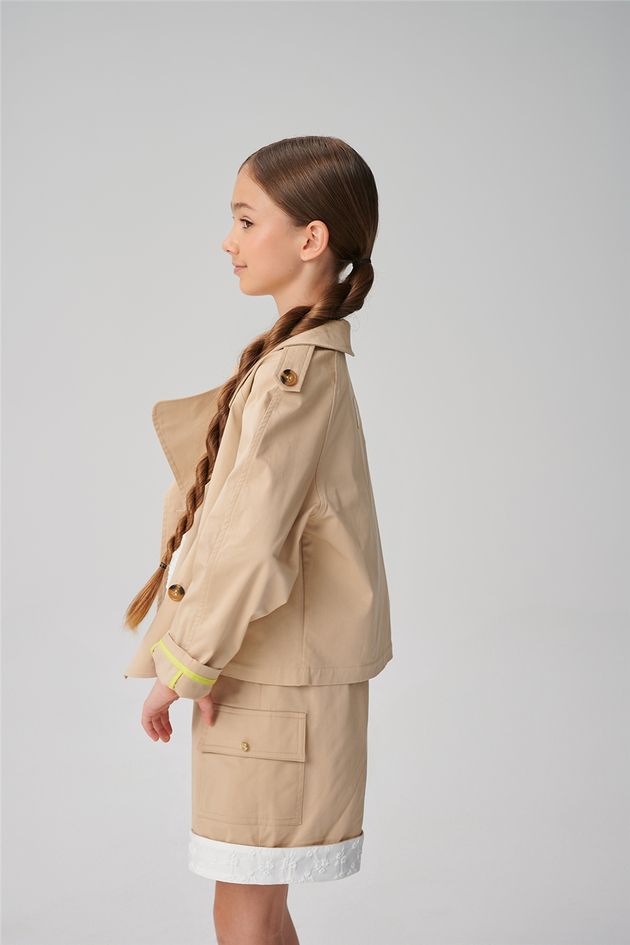 Lia Lea Girl Beige JacketLia Lea Girl Beige Jacket