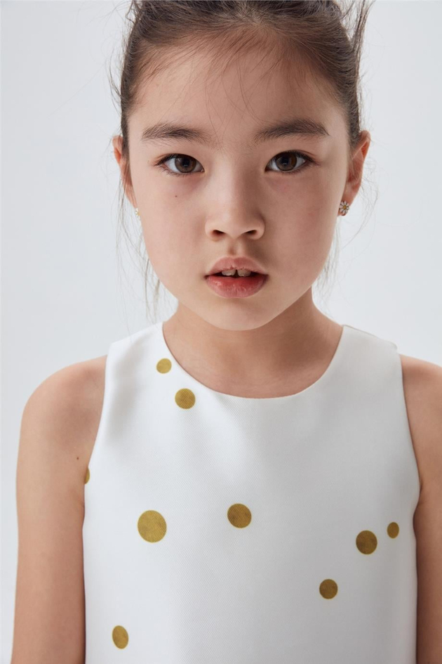 Lia Lea Kız Çocuk Beyaz Elbise