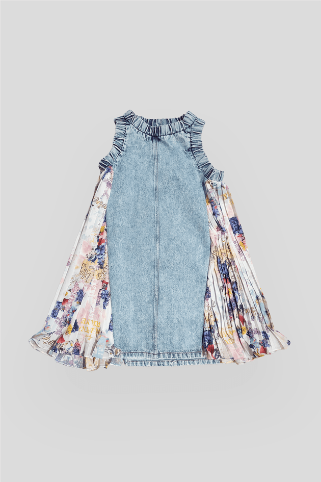 Lia Lea Kız Çocuk Denim ElbiseLia Lea Kız Çocuk Denim Elbise