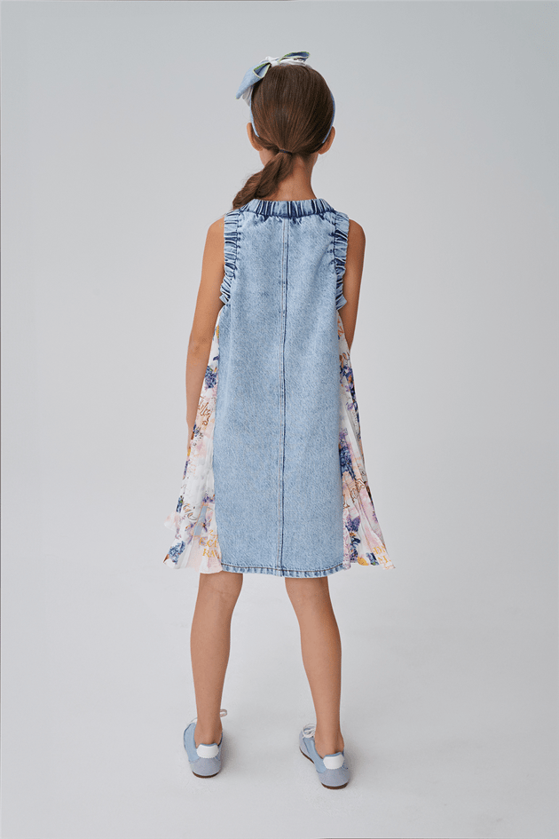 Lia Lea Kız Çocuk Denim ElbiseLia Lea Kız Çocuk Denim Elbise