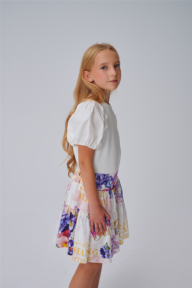 Lia Lea Girl Patterned SkirtLia Lea Girl Patterned Skirt