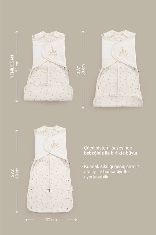 Little Gusto Cape Style Sleep Sack (0–6 Months)Little Gusto Cape Style Sleep Sack (0–6 Months)