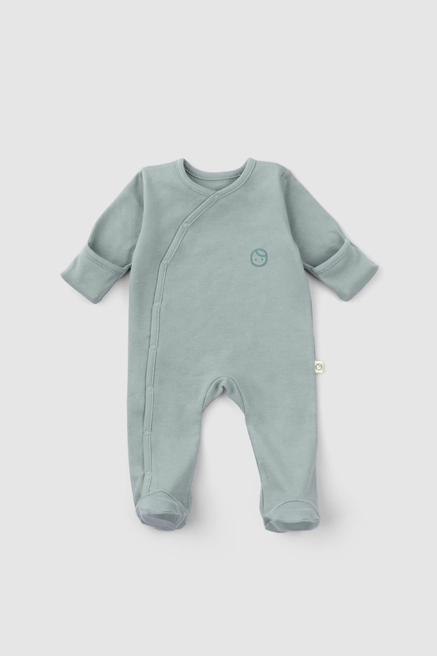 Little Gusto Unisex 3'lü Patikli Organik Pamuk Yenidoğan Tulum SetiLittle Gusto Unisex 3'lü Patikli Organik Pamuk Yenidoğan Tulum Seti